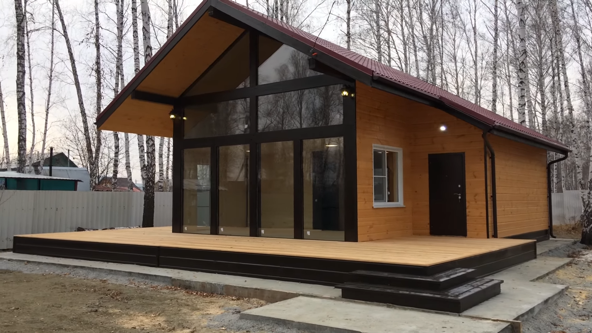 Панорамные окна для загородного дома
